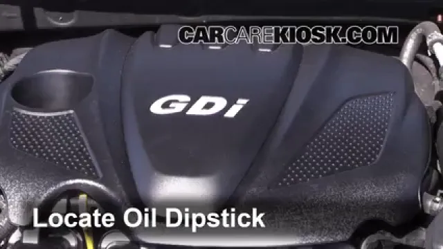 2013 Kia Optima LX 2.4L 4 Cyl. Huile Vérifier le niveau de l'huile